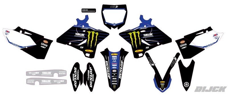 Stikkersets / Graphics > D'Cor Graphic Kit YZ125/250 15-21 Star